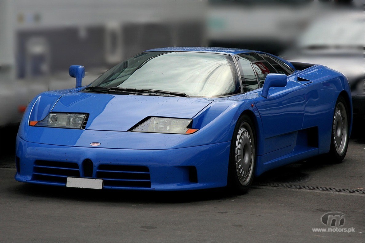 Bugatti EB 110 blue wallpaper